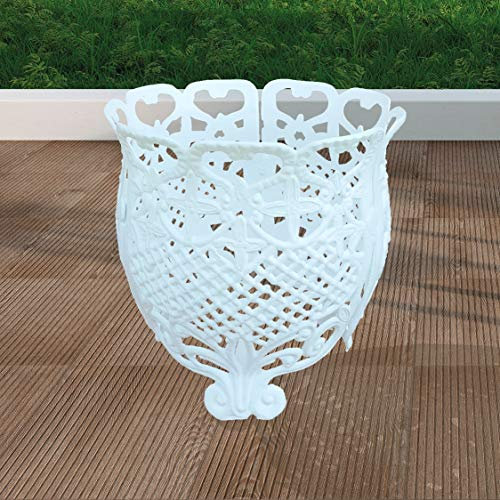 La Vida en Led Macetero Soporte Macetas de Aluminio Resistencia Exterior y Jardín. Fabricación Artesanal Europea. (32x33)