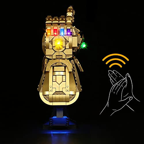 LocoLee Led Light Kit for Infinity Gauntlet - Creative Decorative DIY Lighting Set - Thanos Hand Gauntlet (Voice Control Version)