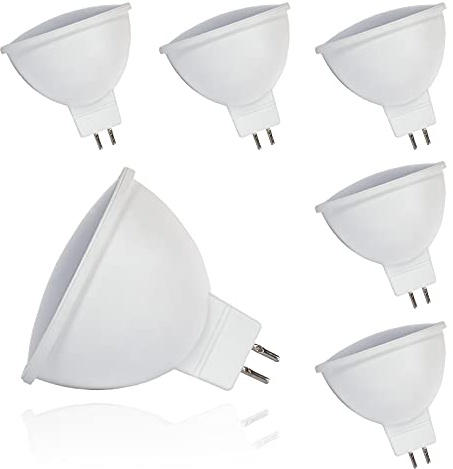 Light Galaxy...6x LED gu5.3 led Warmweiss MR16 Strahler 12v 550lm 3000k 7w (Nicht Dimmbar)