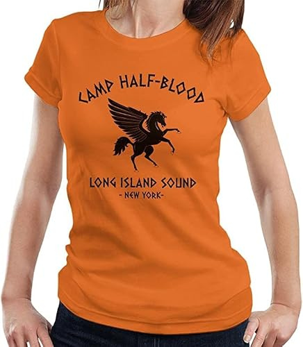 TusPersonalizables Maglietta da donna - Percy Jackson Camp Half Blood