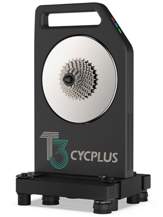 CYCPLUS T3 Entrenador de Bicicleta con Resistencia y Control Preciso para Ciclismo Indoor con Datos de Potencia Precisos vía Aplicación