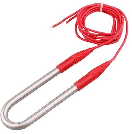 DAVBIR 24v Immersion Heater Resistance for Water SUS304 Tubular Water Heating Element with 1m Wire 100w/200w/300w/400w/500w perfection (Size : 24V, Color : 500w)