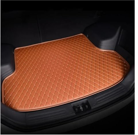 DZSYINGCHUSM Kofferraummatte Für Urus Auto Cargo Liner Teppich Teppich Custom Car Kofferraummatten Antirutschmatte(Braun)