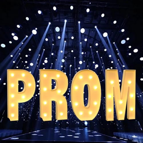 IINCOOY 4Ft Marquee Letters PROM Large LED Lighted Standing Number Big Light Up Foam Board Birthday Party Wedding Anniversary Shower Decor(100cm)
