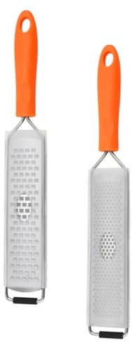 GRIRIW 2piezas Rallador Inoxidable Cortador De Patatas y Verduras Herramienta De Molienda Ralladores De Cocina Diseño Antideslizante