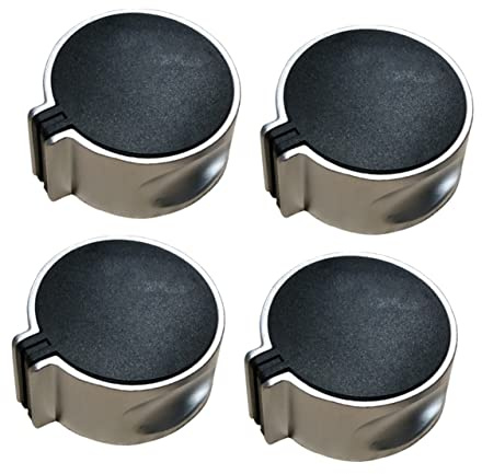 Gadpiparty 4pièces Boutons Cuisinière Gaz Alliage Zinc Interrupteurs Robustes Pour Four Plaque Cuisson Fixation Facile Compatible Fourneau Domestique
