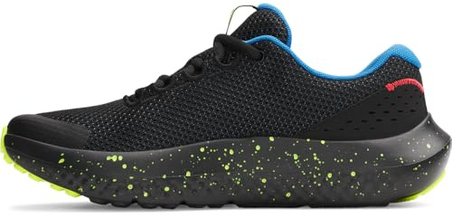 Under Armour UA BGS Surge 4 – svart/hög skärm gul/vit – 4, Svart High Vis gul vit, 37.5 EU