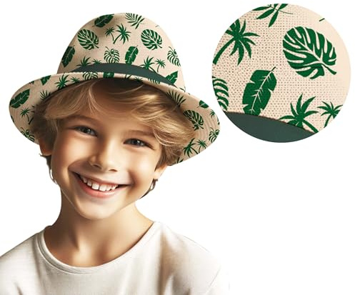 FIESTAS GUIRCA GORRO VERANO HOJAS, INFANTIL