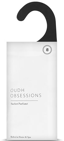 BOHORIA® Duftsachet Duftsäckchen Raumduft Frische Wäsche I Perfekt für den Kleiderschrank, Auto, Schubladen, Schränke Beseitigung von Gerüchen, Raumduft (Oudh Obsessions, 1er Pack)