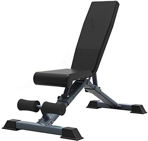CCKUYT Verstellbare Hantelbank, Hantelbank, Fitness-Power-Rack-Käfig, Heim-Fitnessgerät, Übungs-Fitnessstuhl