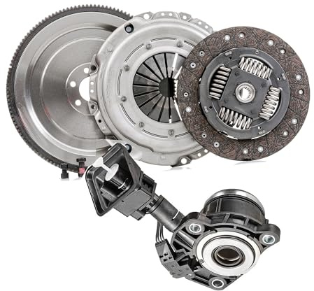 Partsline Kit Embrayage Complet Volant Moteur Rigide Butée Hydraulique compatible avec Peugeot 2008 208 3008 308 5008 Partner Citroën Berlingo C3 C4 Picasso Cactus 1.6 HDi 90/110ch - 0532R7 0532Q4
