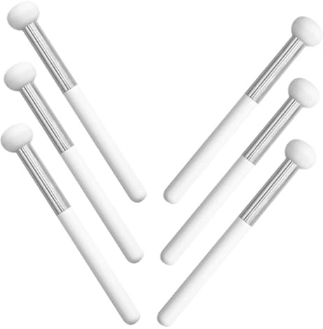 HAMPPLIES 6pcs Portable Sponge Concealer Brush for Makeup Mushroom Head Powder Puff Makeup Egg for Eyelids Nose Face Concealing
