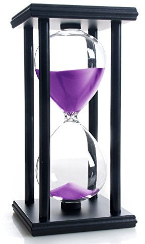 samlong Holz Sand Timer A-60Min-Purple