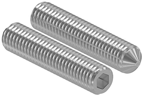STEINBACHER© | (15x) Edelstahl Gewindestift M8x40, A2, DIN 914 / ISO 4027