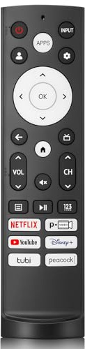 Replacement Remote Control for Hisense Smart Google TV，for Hisense UHD 4K ULED Google TVs