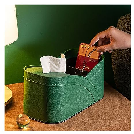 Kosmetiktücher Box Multifunktionale Taschentuchbox, kreative Aufbewahrungsbox mit Fernbedienung for den Esstisch im Wohnzimmer, Servietten-Aufbewahrungsbox, Papierschublade für Esszimmer Badezimmer Sc
