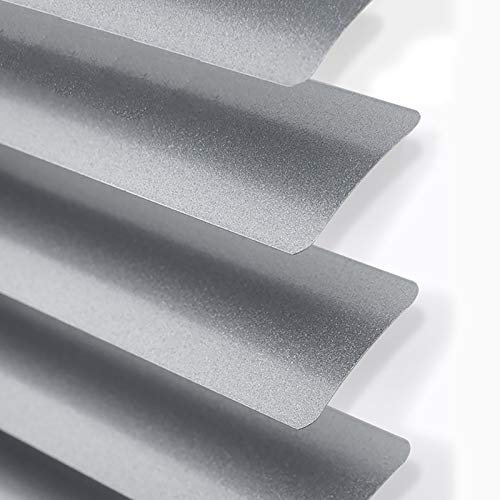 Aluminium, Jalousien Silber, wasserdicht, Verdunkelungsjalousien für Küche und Bad, Sichtschutz, Winddicht, für den Außenbereich, 44 Größen (Größe: 120 x 160