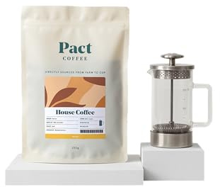 Pact Coffee House Coffee Ground (250g) + Barista & Co 3-cup Cafetière