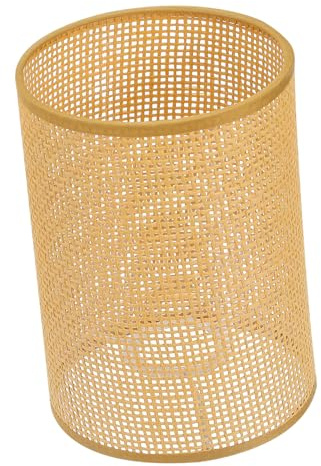 CLISPEED Paralume Rattan per Lampade da Tavolo Chic per Camera da Letto e Accogliente Materiale e Pratico