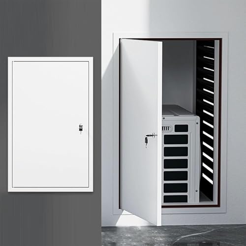 Sportello Ispezione Sportello Di Accesso Idraulico For Doccia Con Maniglia, Porta Del Pozzetto Di Servizio In Metallo Per Uso Interno Ed Estern Sportello Di Apertura(18x28in/45x70cm)