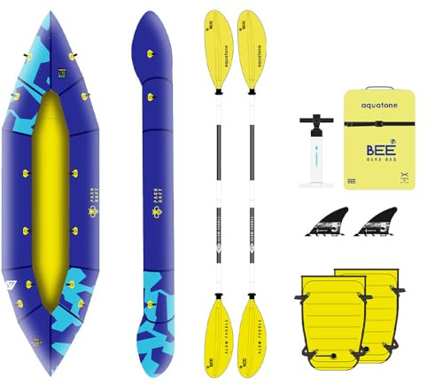 Aztron Style 2.0 Aluminium Paddle, 4-Sektionen, Stechpaddel für SUP Board, Stand-up-Paddle, Einstellbarer Bereich von 160-197cm, leicht und kompakt