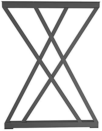 GEREP Tischgestell Kufengestell Tischkufen, für Schrank, Couchtisch, Esstisch, mit Verstellbare Bodenschutzmatten/E / W55×H73cm