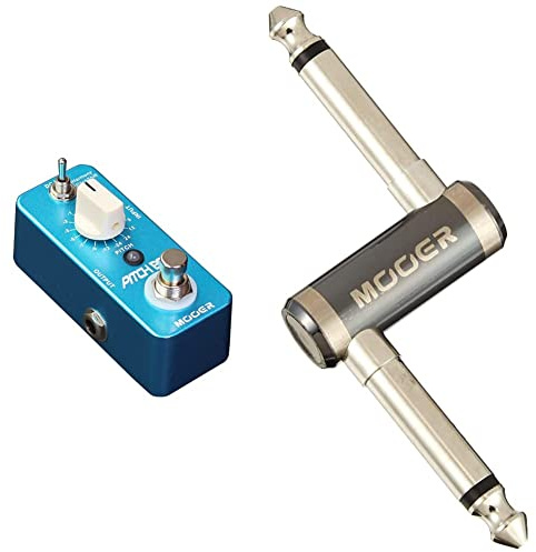 Mooer Pitchbox Pitch Shifter Harmonizer Pedal MPS1 & PC-Z Z-Shaped Pedal Connector, 0.50 x 2.00 x 0.50