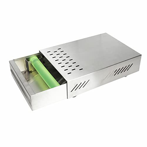Stainless Steel Drawer Type Slag Box Commercial Coffee Knock Out Box Drawer Knockout Grounds Espresso Waste for Coffee Shops Milk Tea Shops and Hotels