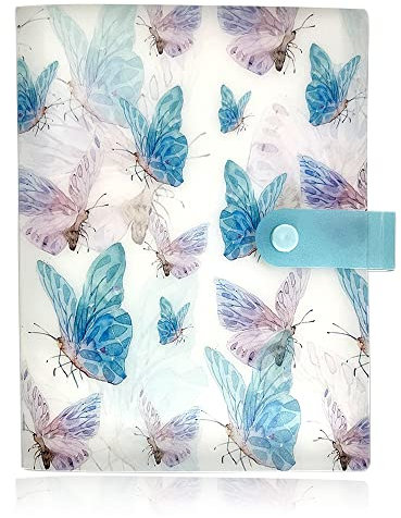 144 Slots Schmetterling Nail Art Aufbewahrungsbuch Decals Sammelalbum Leeres Schaubuch Sammelhalter Binder Buch Kunststoff DIY Design Tools für Sticker