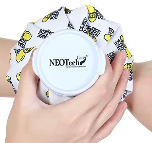 NEOtech Care - Sacca per ghiaccio - coperchio superiore a vite per cold pack - riutilizzabile e flessibile (100% Juice No Seeds, 12cm)