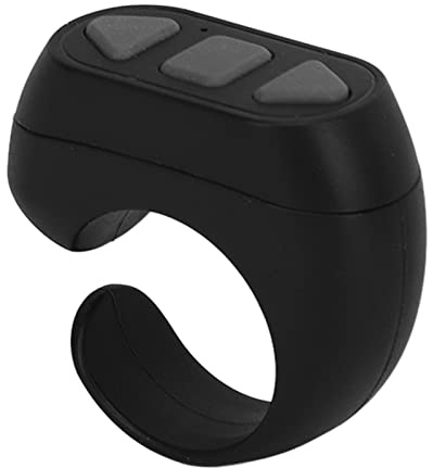 Bluetooth-Fernbedienung TikTok Page Turner, Scrolling Ring Clicker für Neuartige Kamera-Videoaufnahme Auslöser Selfie-Taste, Finger-Fernbedienung für für Android-Handy