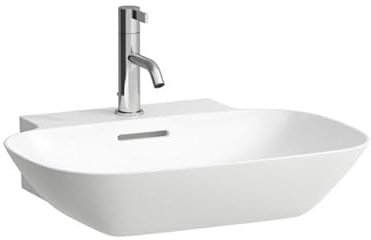 LAUFEN INO Aufsatzwaschtisch, ohne Hahnloch, mit Überlauf, US geschl. 560x450mm, H8163027571091, Farbe: weiß matt