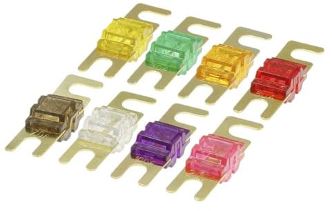 1/3PCS Mini ANL Auto sicherung elektrische AFS 30A 40A 50A 60A 70A 80A 100A 125A 150A 5V 12V 24V 32V flinke Auto sicherung (Size : 3PCS, Color : 50A)