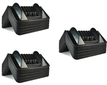 ANLULOAD Flatbed Edge Protector, Edge Corner Tie Down Protector, Flatbed Accessories Plastic Protector，Protects Cargo Edges from Wear and Tear (30packs9.5＂x 6.2＂x 3.7＂