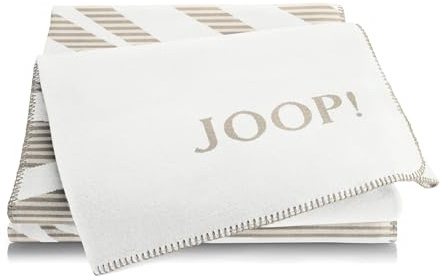 Joop! Wohndecken Leaf Creme