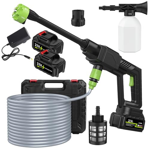 zomebar Electric Pressure Washer, 500PSI, 1GPM, Black, Battery Powered, Industrial Style