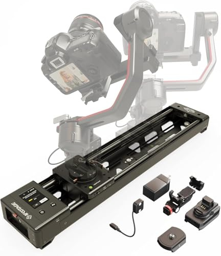 IFOOTAGE Camera Slider Motorized Shark Nano II 660,5-Axis Coordinated Shooting,Compatible with DJI RS2, RS2 Pro, RS3 Pro, RS4, RS4 Pro Stabilizers,Max.payload 7KG,66cm