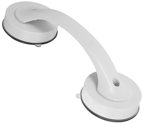 NULYLU Bathroom Grab Bar and Non-Skid Safety Handrail Strong Suction Cup for Seniors and Children, Thickened Handrail for Bathtub, Shower, Toilet Use