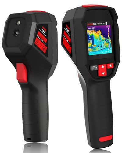 BSIDE Thermal Imaging Camera 240×240 Resolution 15 Color Palettes Infrared Thermal Camera -4°F to 1022°F 25Hz Rechargeable handheld Thermal Imager with Laser Pointer 50°FOV for Home Inspection HVAC