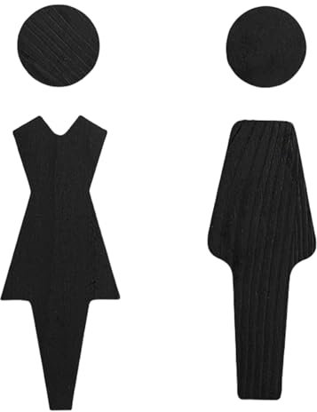 Yzdysg Herren Und Frauen Toilettenschilder Set Toilettenschild Holz Badezimmertür Schilde Für Geschäftliche Waschraum Toilettenschild