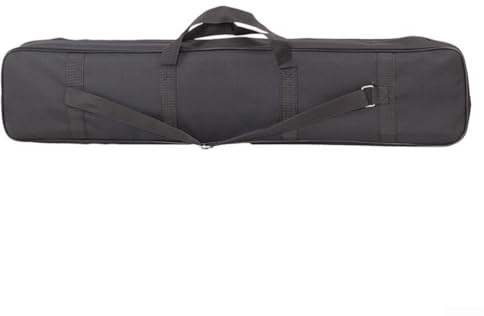 Takedown - Estuche de arco recurvo, bolsa de almacenamiento con arco, correa de hombro de lona impermeable, para protección de equipos deportivos de caza al aire libre, color negro