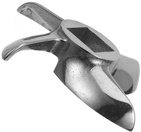 UTHCLO Hachoir à Saucisses Couteau De Remplacement Acier Inoxydable Hachoir à Viande Avec Trou Carré Adapté Pour Hachage Manuel Et Électrique