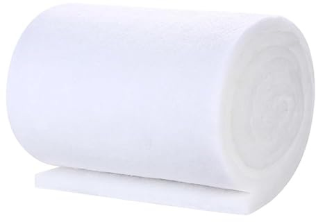 Filtro in ovatta per acquario, 3 m, filtro per acquario, spugna filtrante bianca per acquario, filtro in ovatta Esponjas de Acuario, filtro addensato, schiuma per filtrazione per acquario (300 cm x 10