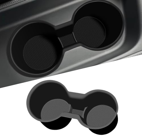 FDAIUN Posavasos para portavasos de coche para Toyota Yaris Yaris Cross GR Automatic 2020 2021 2022 2023 2024 2025 inserto de soporte de taza de silicona antideslizante, soporte para vasos de coche