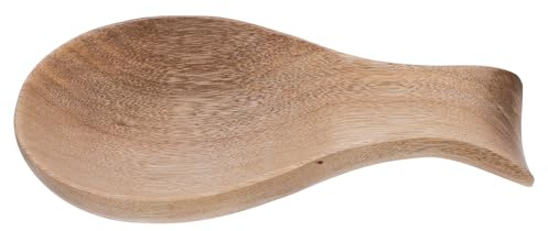 Kichvoe Repose-cuillère Cuisine en Bois Élégant pour Organiser et Tenir les Ustensiles, Table à Manger Cuisine