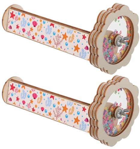 Homoyoyo 2 Stück Selbstgemacht Kaleidoskop Bastelset für Kreatives Lernspielzeug mit Kleinem Handgerechtem Design Tragbares Party Gastgeschenk für Geburtstagsfeiern