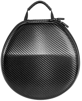 Helilyco EVA Shockproof Headphone Storage Case Over-Ear Gaming, Studio & DJ Headphones Slim 27x18x10cm Travel Bag, Black