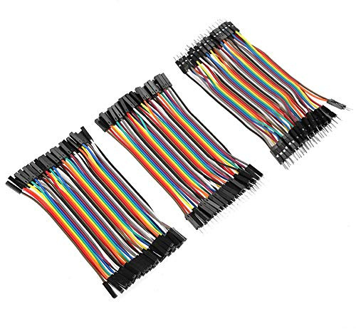 3pcs Multicolored Breadboard Jumper Wires 40pin M to F/40pin M to M/40pin