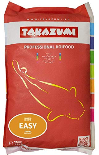 Takazumi Easy Sinkfutter Ø4,5 mm Koifutter Fischfutter mit niedrigen Fettgehalt ab 4°C Koi Futter - 10 kg Sack