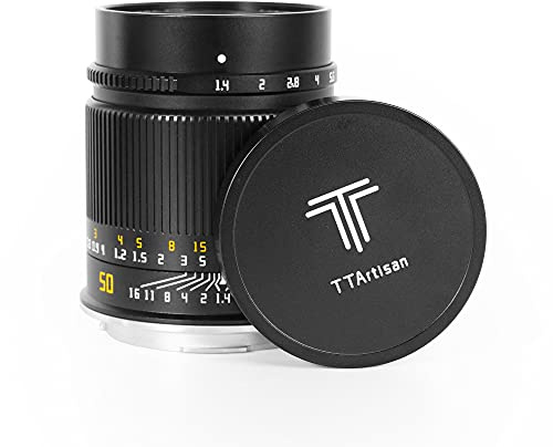 TT Artisan Objectif Leica M 50 mm F1.4 ASPH pour Appareil Photo Plein Format sans Miroir